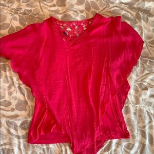 Ladies poncho style top